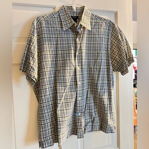 Brooks Brothers Men’s Button Down Multicolor Short Sleeve Shirt Size L